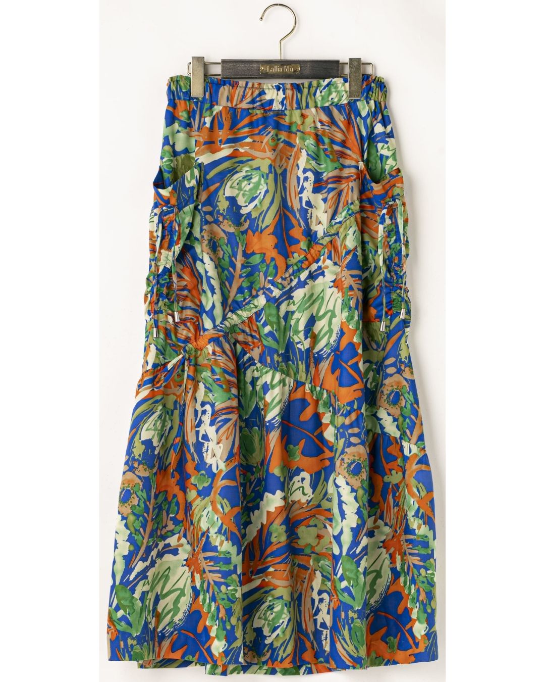 Lallia Mu ボタニカルプリントパンツ36サイズ