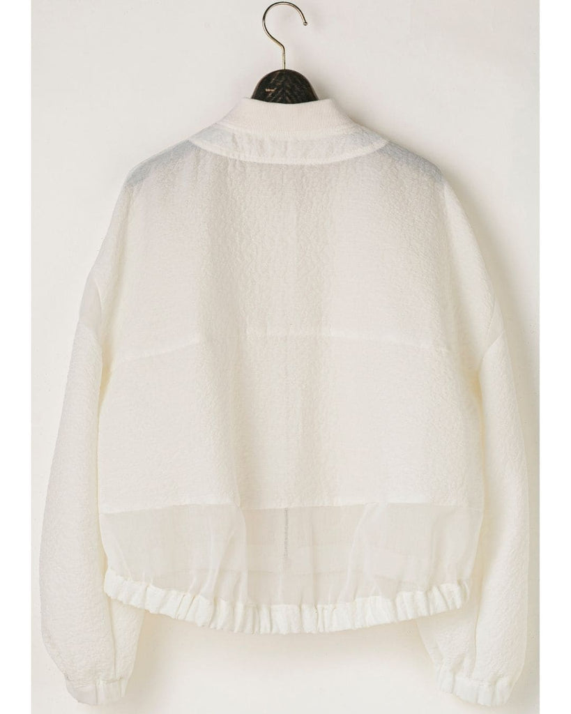 2/19〜予約]シアーエンボスブルゾン – Lallia Mù