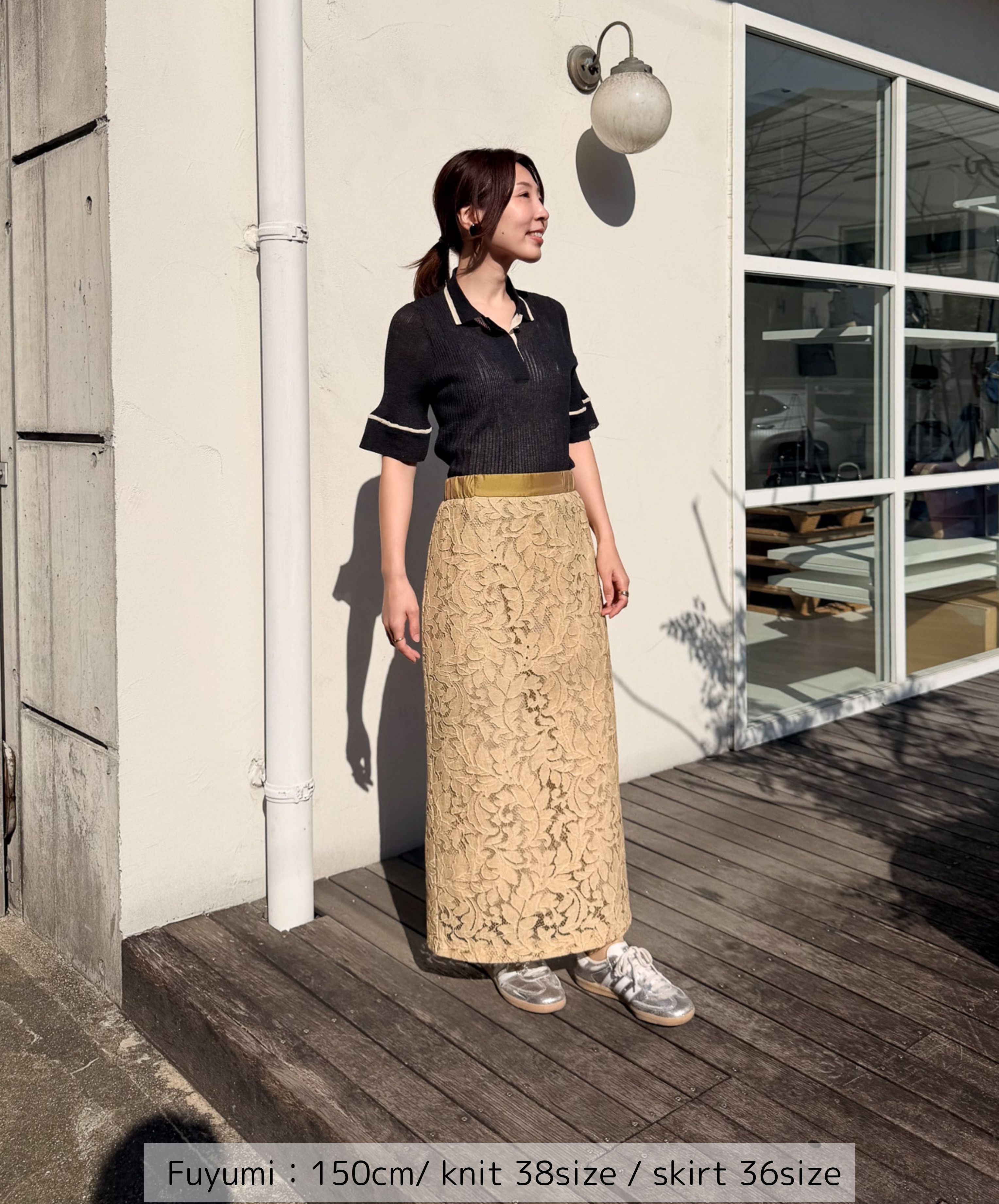 2/19〜予約]シアーリブニットポロ – Lallia Mù