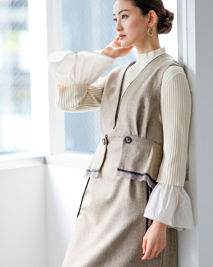 Lallia Mu トレンチコート 38 ラベンダー むらさき 紫 Lallia Mù（ラリア・ムー）