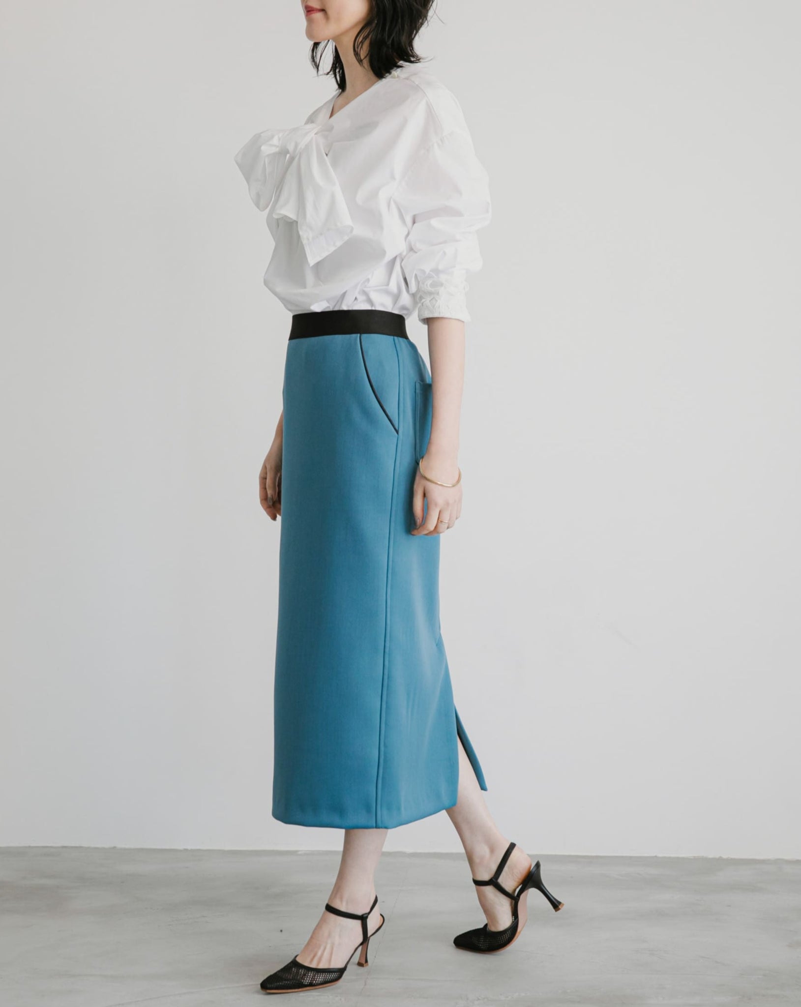 パイピングポケットタイトスカート – Lallia Mù