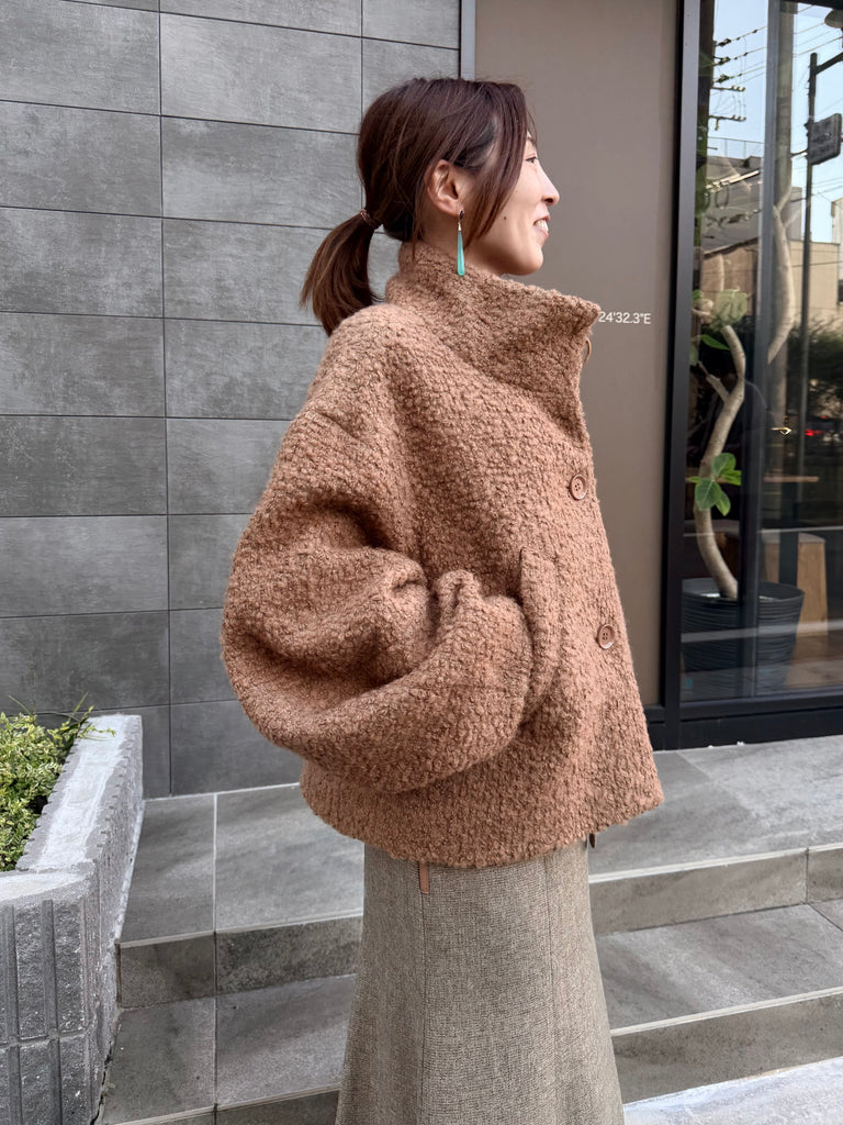 Only color]ループツイードショートコート – Lallia Mù