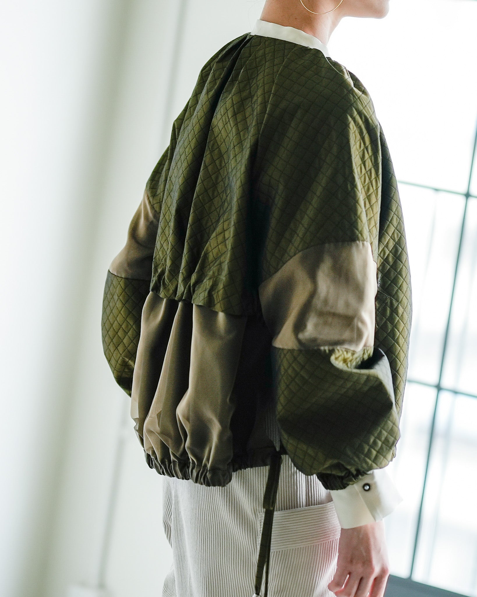 9/3発売]タックネックキルトブルゾン – Lallia Mù