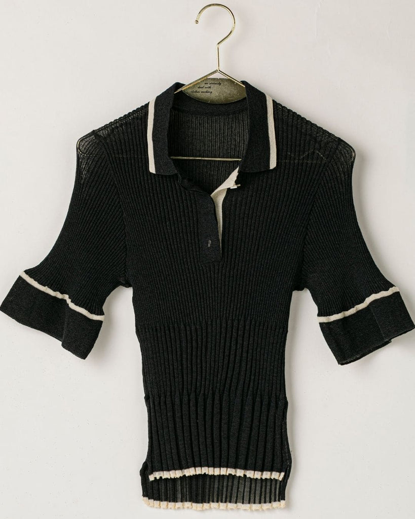 マイストラーダ　ポロリブニット Mystrada（マイストラーダ）の「ポロリブニット（ニット/セーター