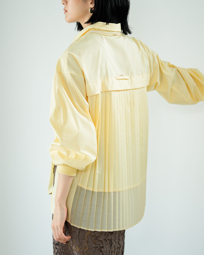 2/4発売]バックプリーツシャツ – Lallia Mù