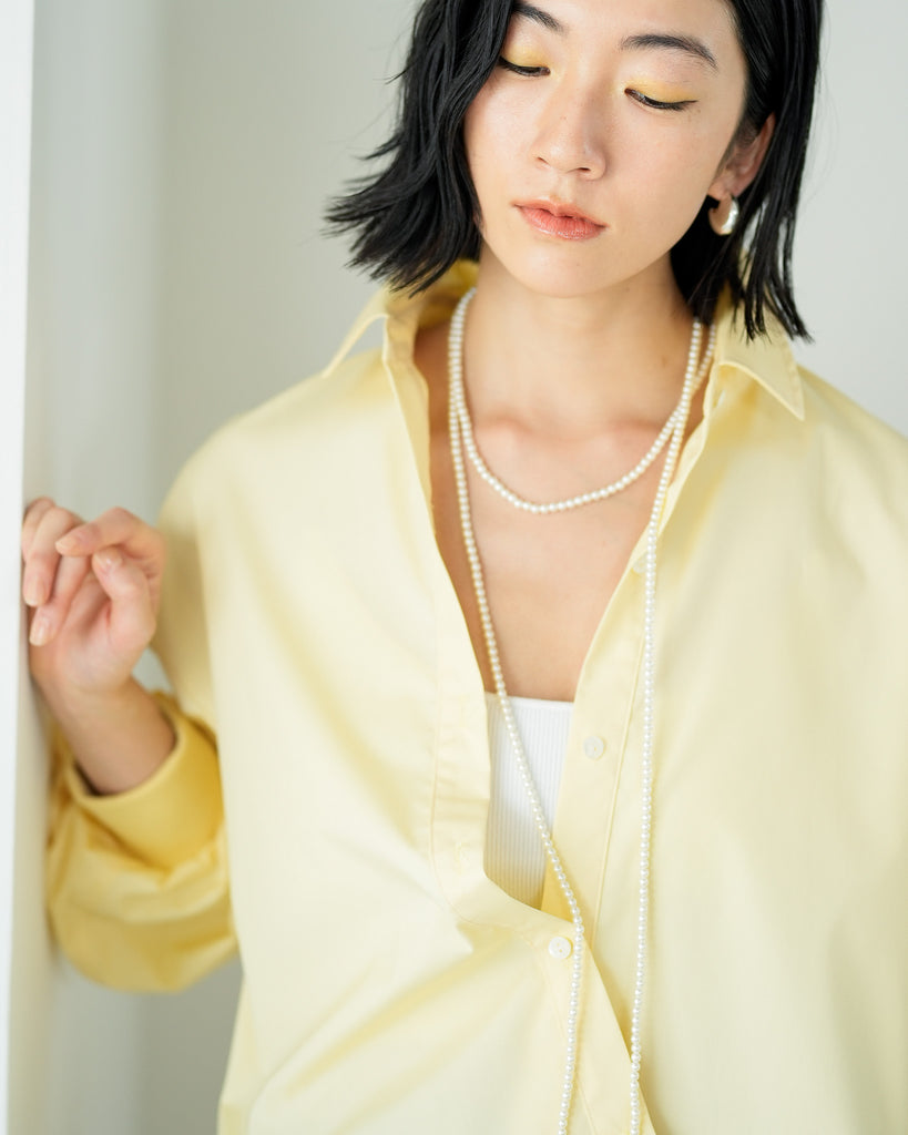 バックプリーツシャツ – Lallia Mù