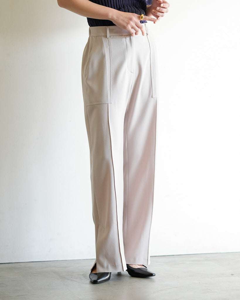 2/4発売][web別注]サイドベンツイージーパンツ – Lallia Mù