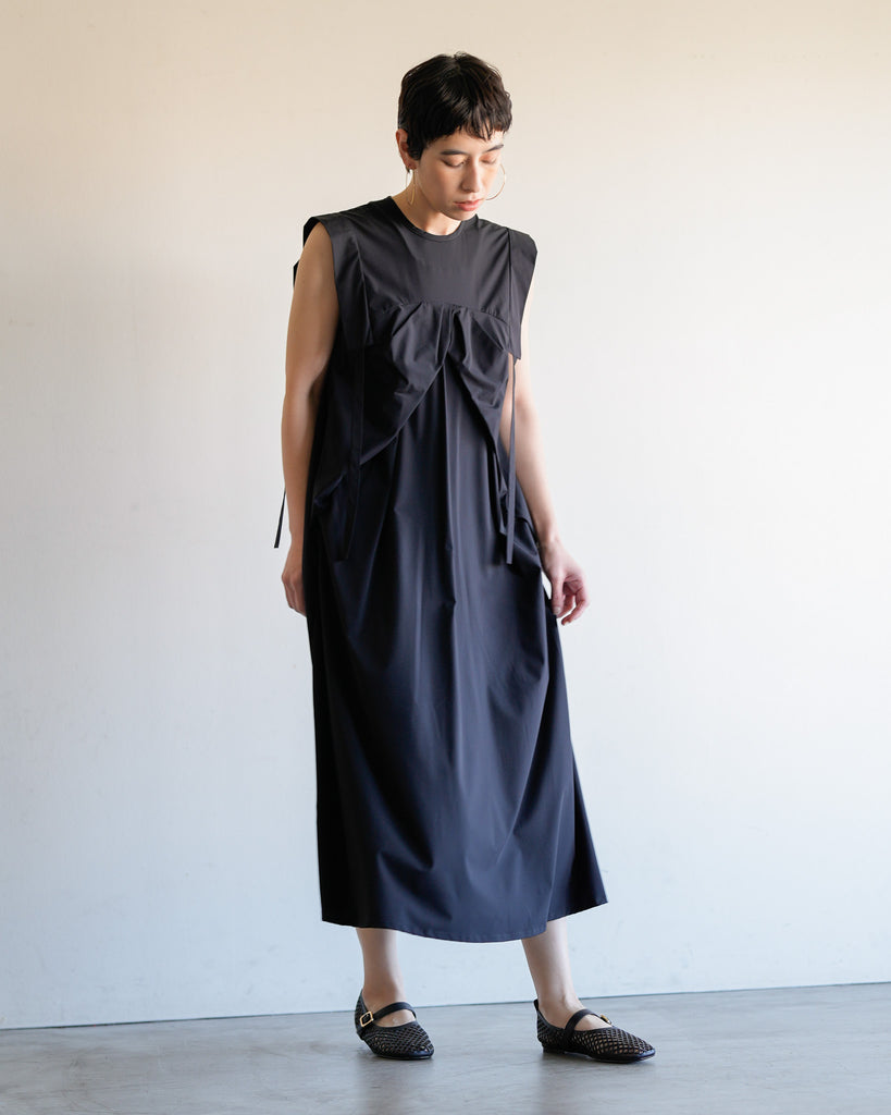 5/27発売]アシンメトリードレープドレス – Lallia Mù