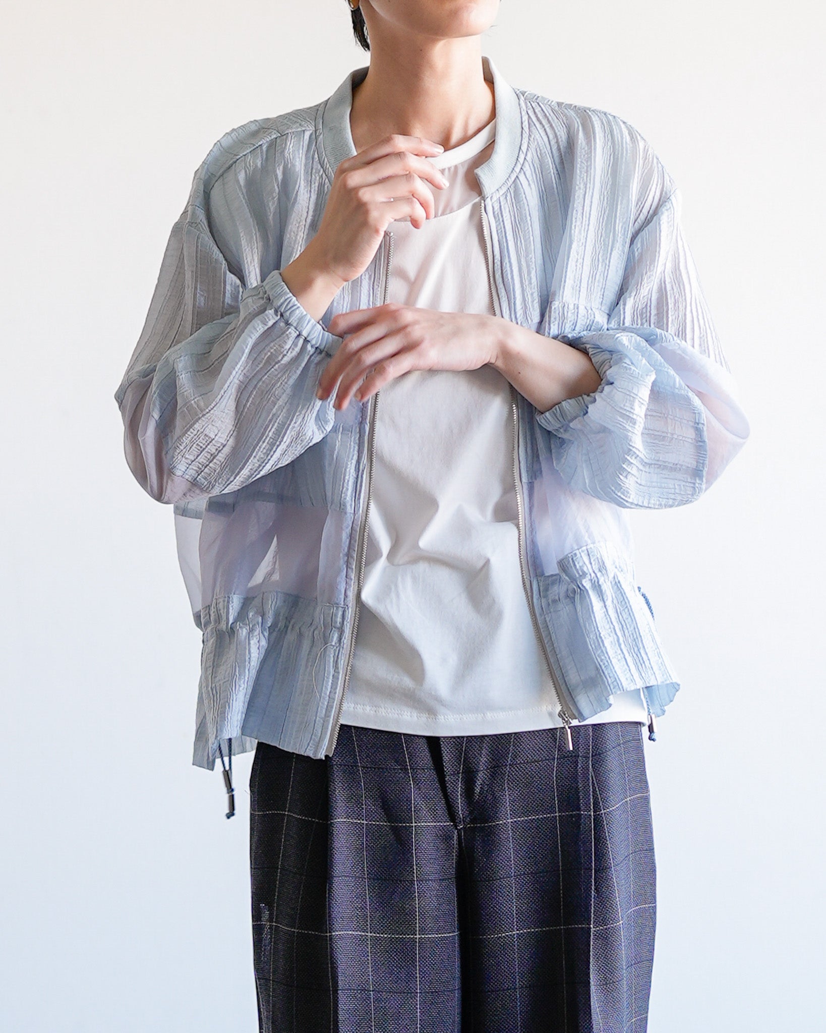 mumo様 ブルゾン Sグレージュ 4/28発売]グローワッシャーブルゾン – Lallia Mù