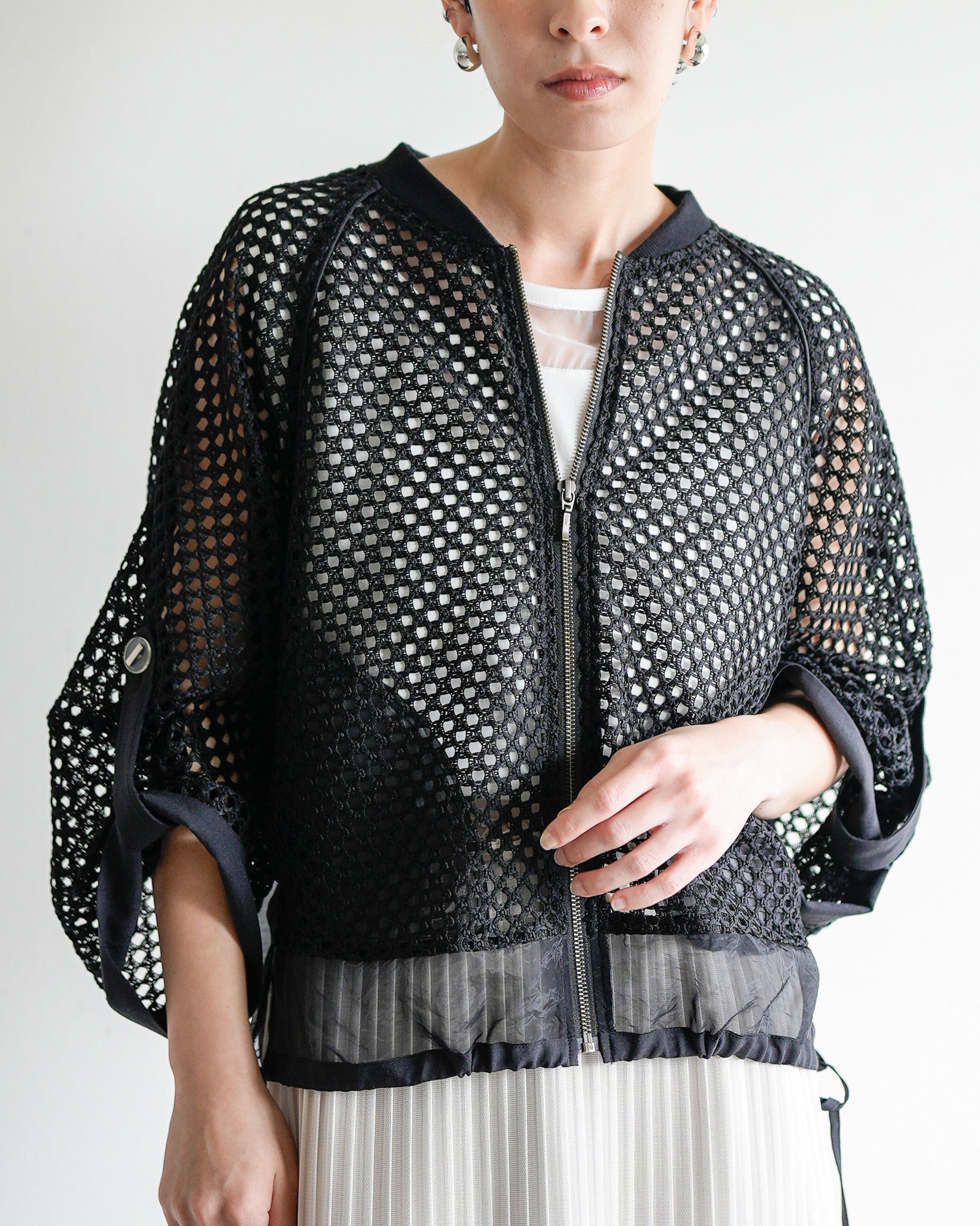フィッシュネットブルゾン – Lallia Mù