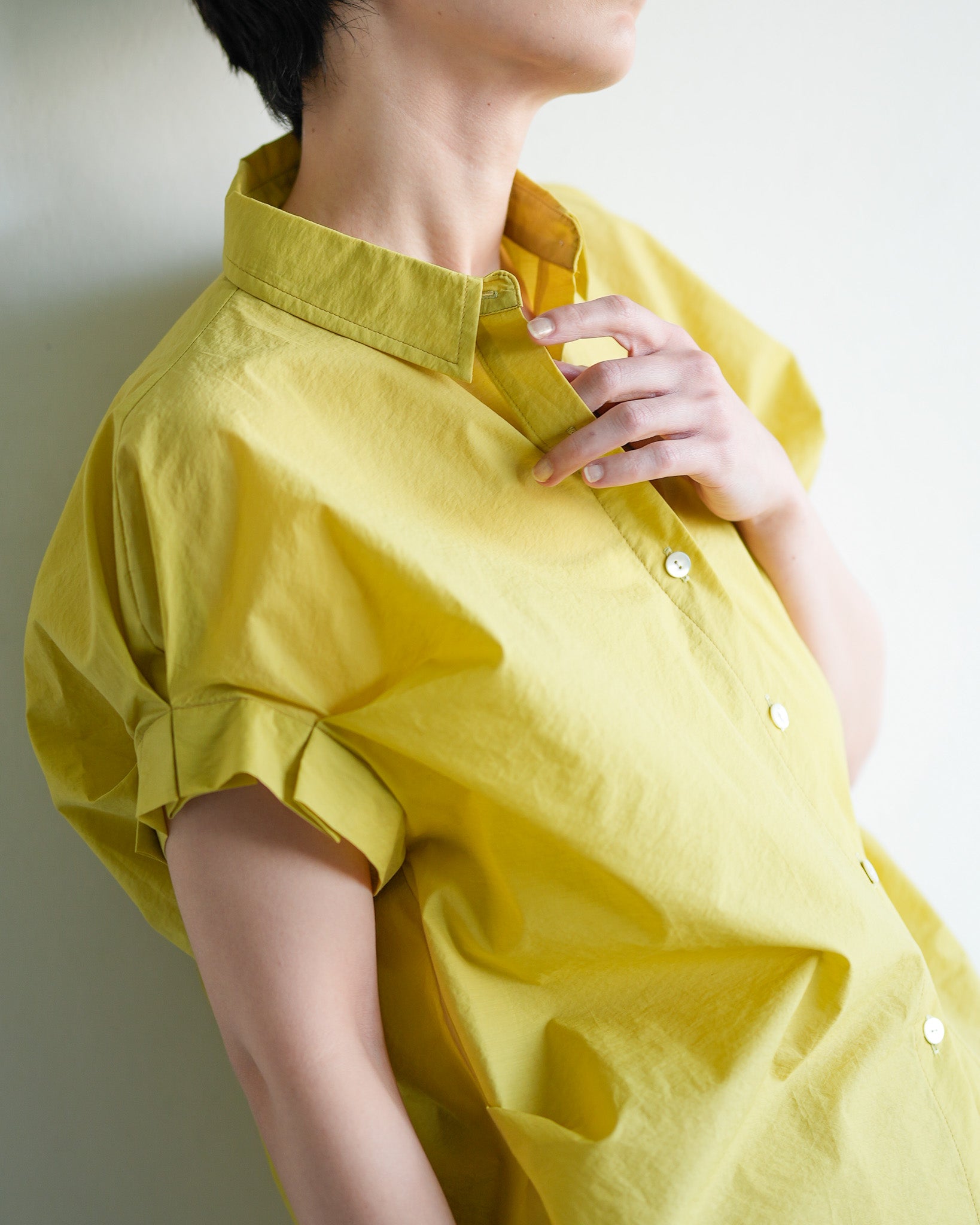 タックスリーブシアーシャツ – Lallia Mù