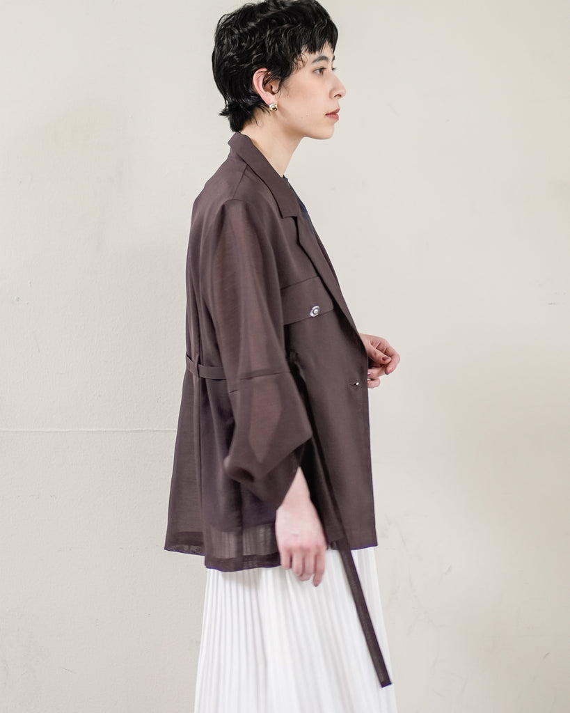 ダブルフラップシアージャケット – Lallia Mù