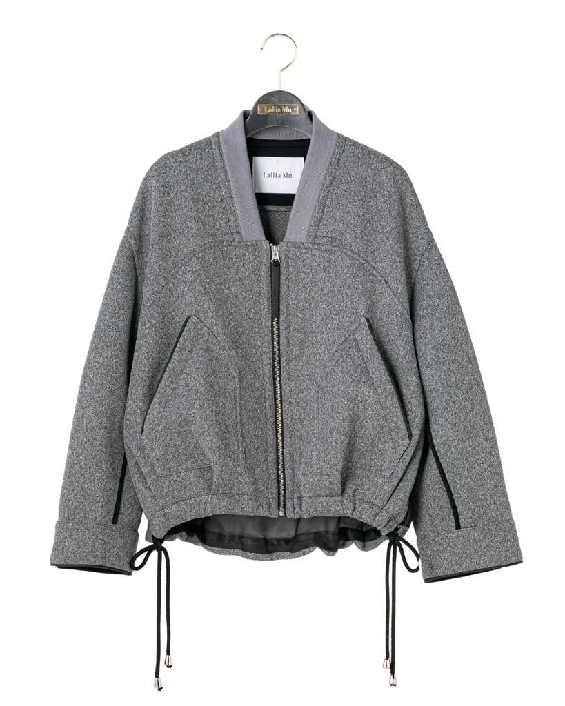 シアーニットダンボールブルゾン – Lallia Mù シアーニットダンボールブルゾン – Lallia Mù