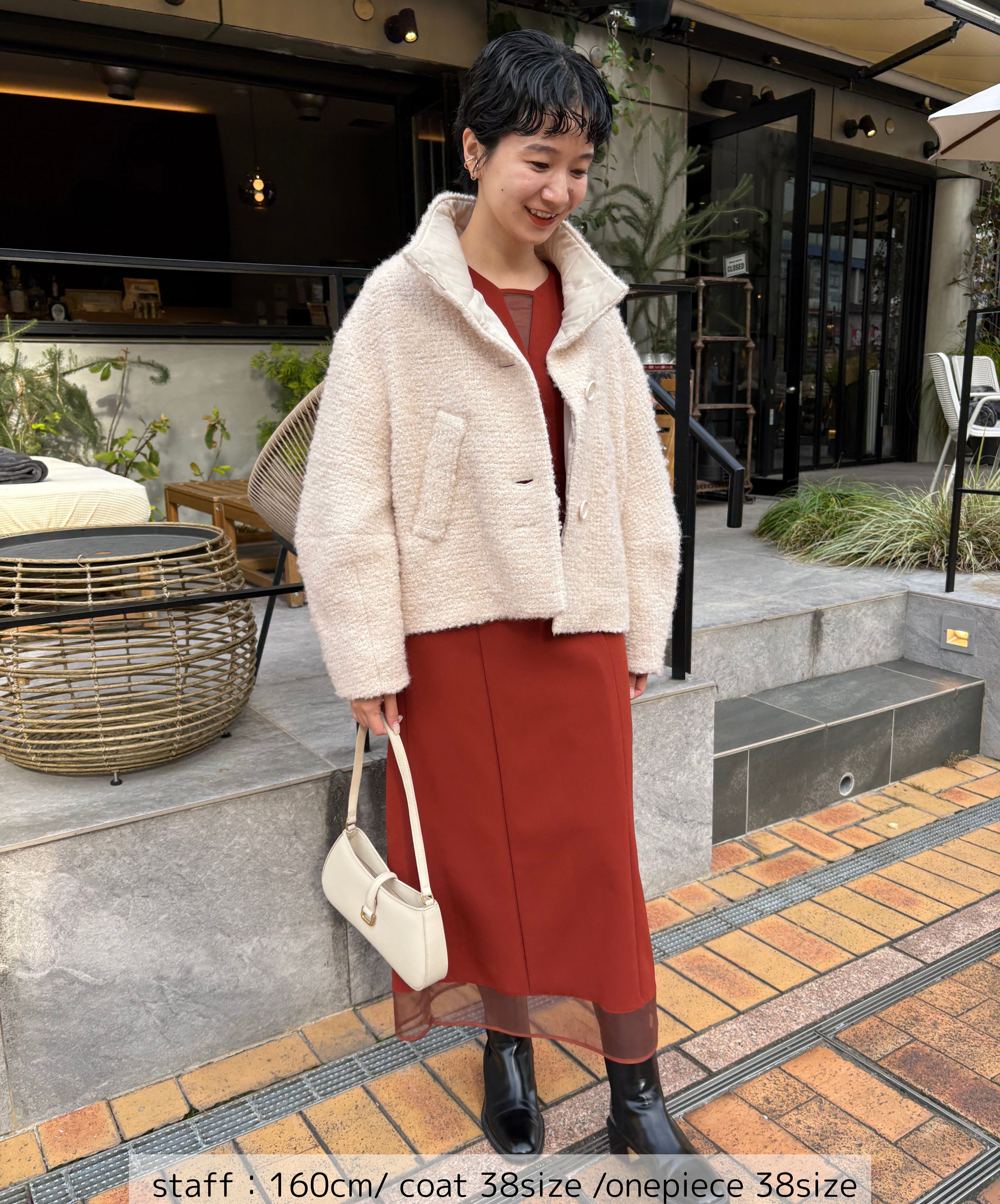 ループツイードショートコート – Lallia Mù