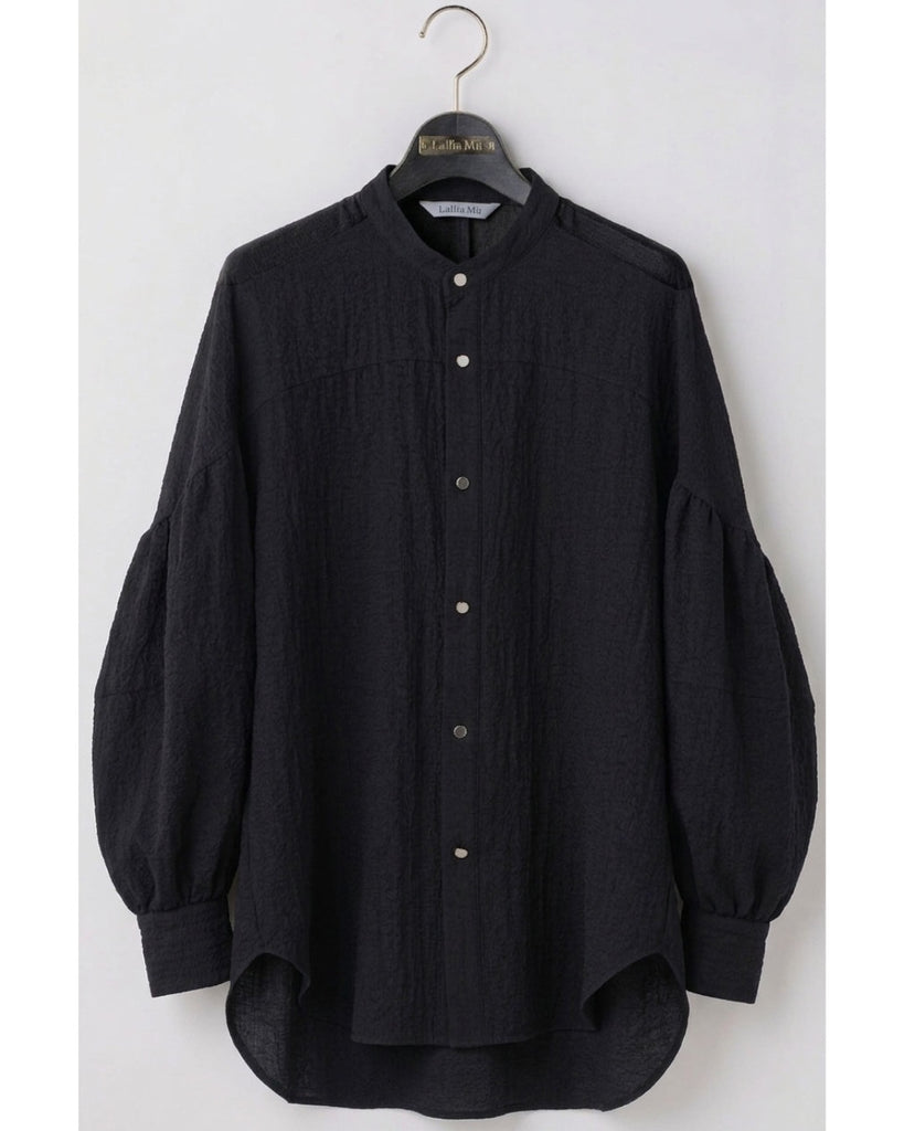 Lallia Mu バスケットボリュームスリーブシャツ Lallia Mu】バスケットボリュームスリーブシャツ - Carry On ONLINE STORE