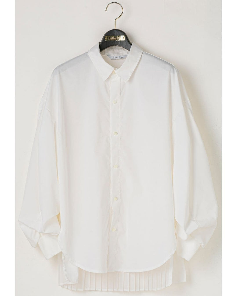 uuuuu　COLUMN / バックプリーツシャツ バックプリーツシャツ – Lallia Mù